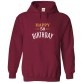 Happy 50 Birthday Golden Jubilee Celebration Unisex Kids & Adult Pullover Hoodie									